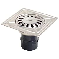 WOLFPACK LINEA PROFESIONAL 4090105 Sumidero Acero Inoxidable 100x100 mm. Toma de 38 mm- 8